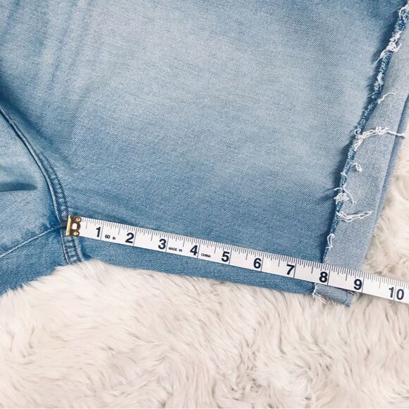 MADEWELL The Perfect Vintage Straight Jean Shorts‎ Midi Bermuda Size 31 New - Picture 14 of 14